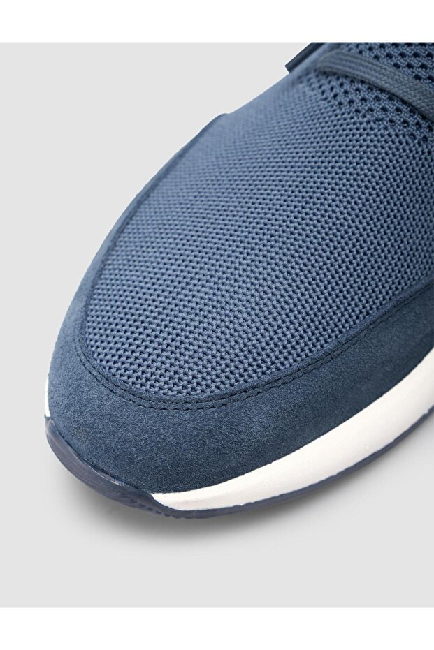 Triko Mavi Bağcıklı Erkek Spor Ayakkabı - 7