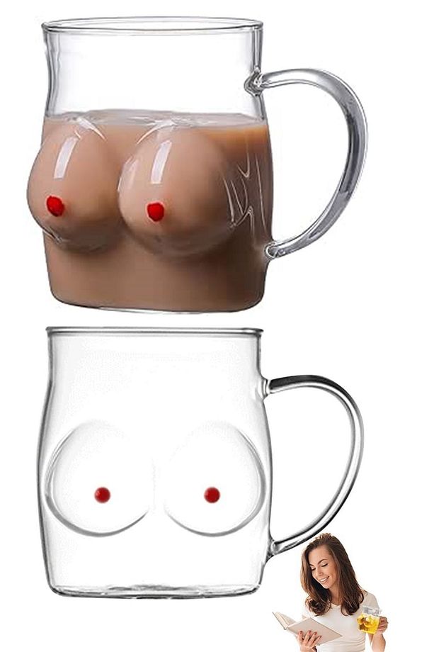 Kahve Fincanları - 1 Adet Memeli Bardak - Kupa - Mug -kahve Fincanı - 1