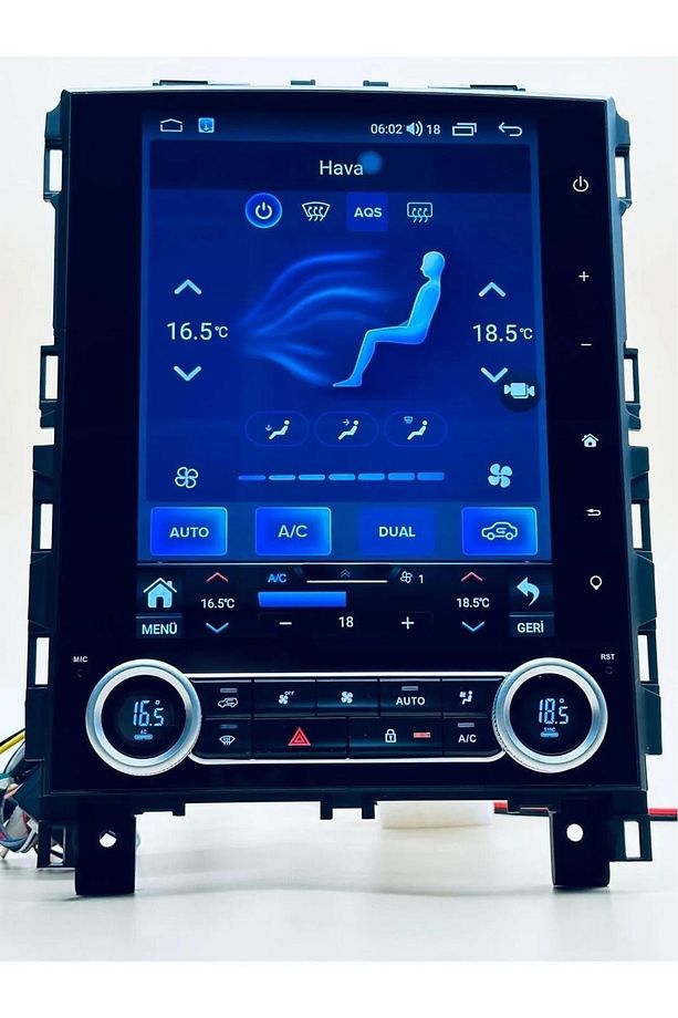 Renault Megane 4 Tesla Dijital Klima Göstergeli Gorilla Glass Ekran Androidauto & Carplay Multimedya - 2