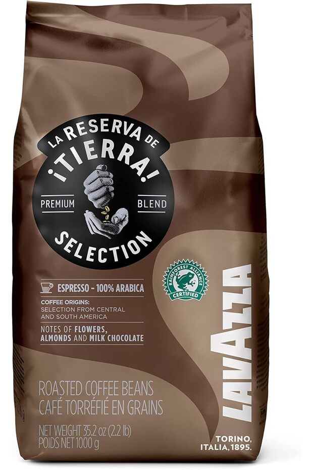 Lavazza iTierra Selection 100% Arabica Coffee Beans, 1 Kg