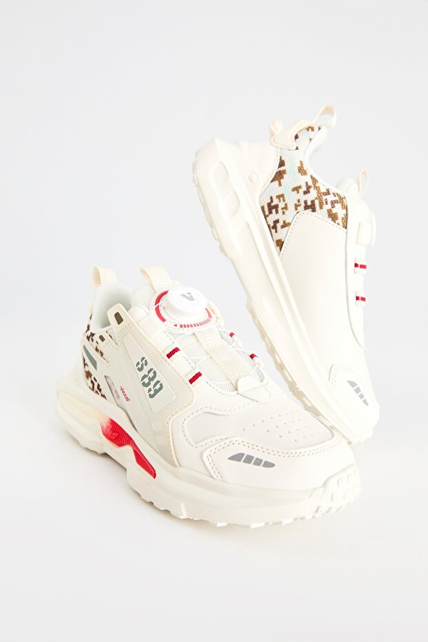 Code Hafif Unisex Okul Öncesi Bej Spor Ayakkabı - 3