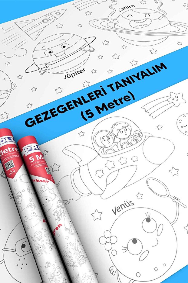 Gezegenler Dev Boyama Kağıdı - 5