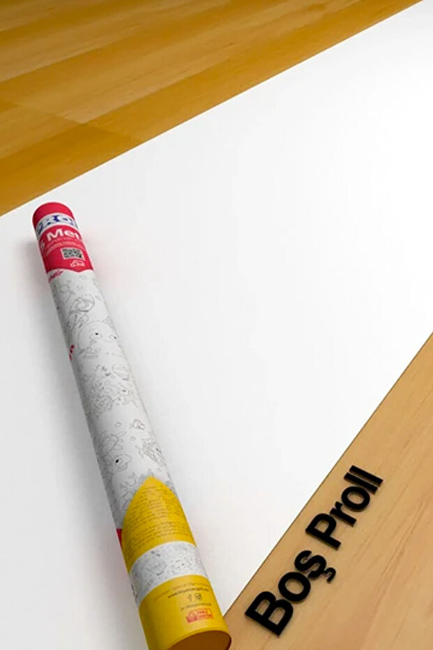 Uzun Boş Boyama Kağıdı (5 METRE) - 3