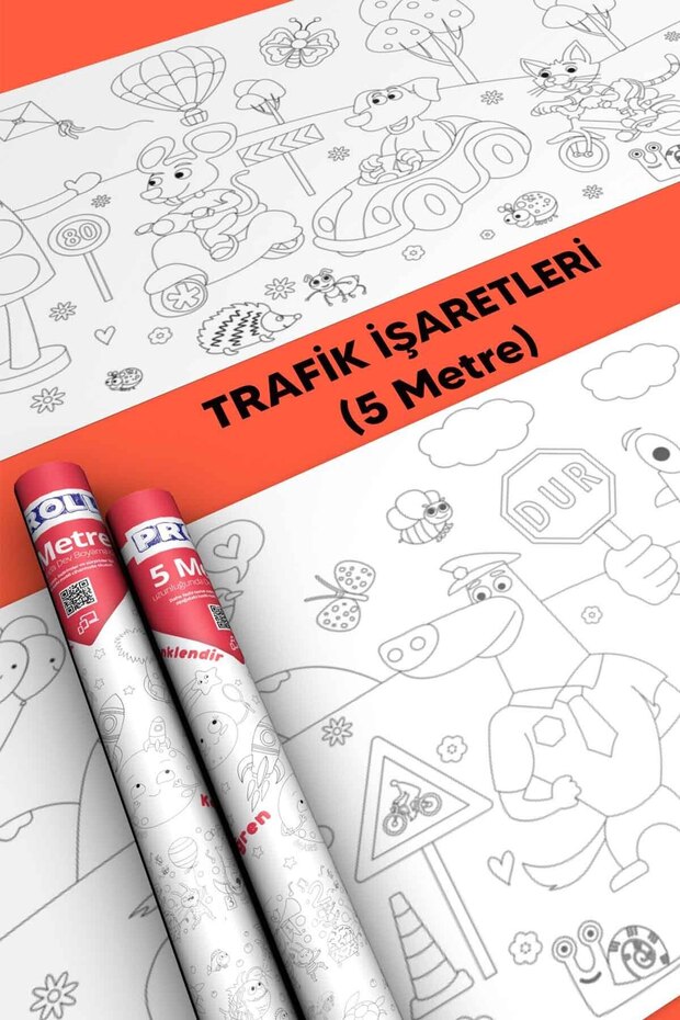 Traffic Rules Giant Coloring Paper - 2