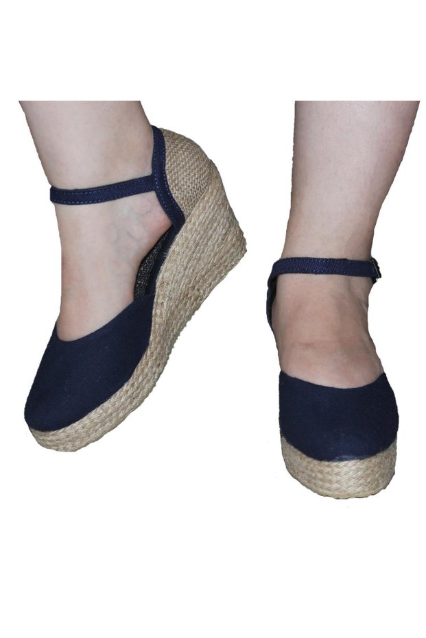Women's Platform Linen Shoes Sandals