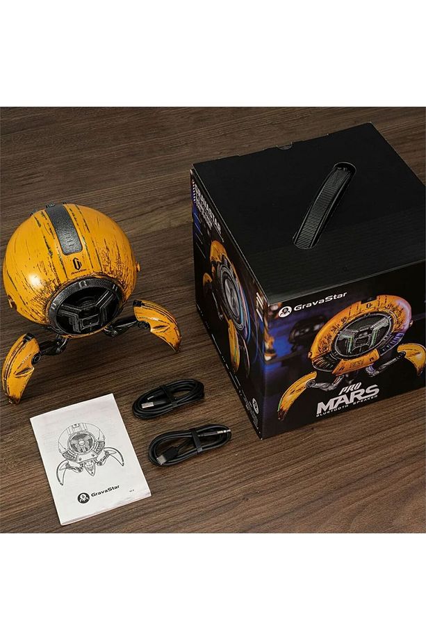 Mars Pro 20W Bluetooth Hoparlör, Taşınabilir Stereo Ses Bombası, RGB Işıklı ve Şarj Standı - 8