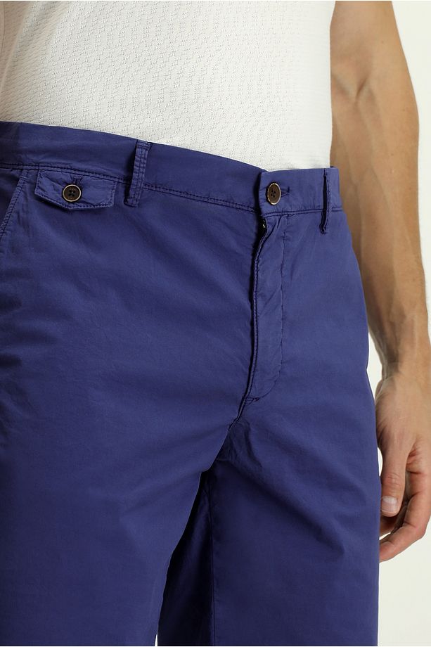 Regular Fit Pamuklu Bermuda Şort - 4