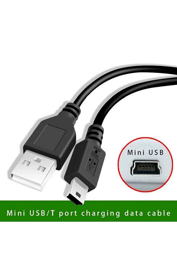 1.5 Metre Mini Usb To Usb Data Şarj Kablosu Kamera Mp3 Ps3 Radyo Navigasyon Şarj Kablosu Piramit Uç - 4