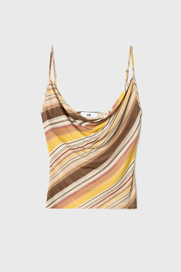 Askılı Örme Bluz - 6