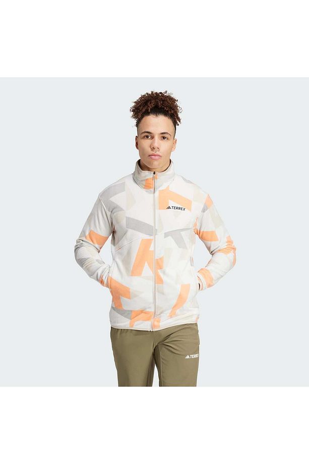 Terrex Multi Printed Full-Zip Fleece Fermuarlı Üst - 1