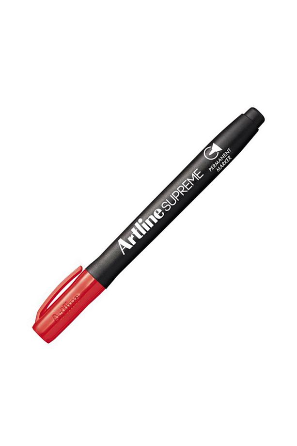 Supreme Kalıcı Markör 1 mm - Kırmızı - 1