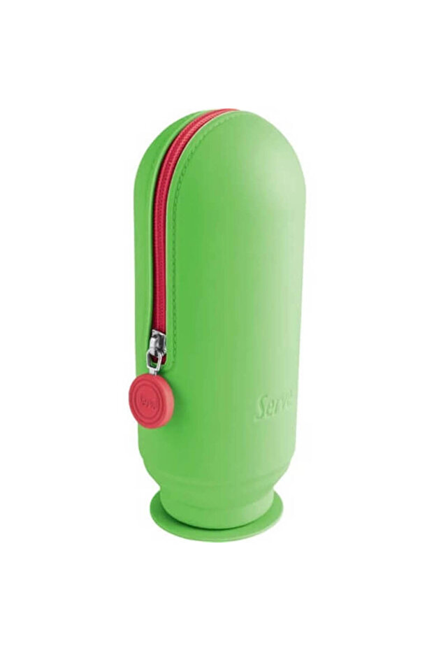 Hoop Silicone Pencil Case Neon Green