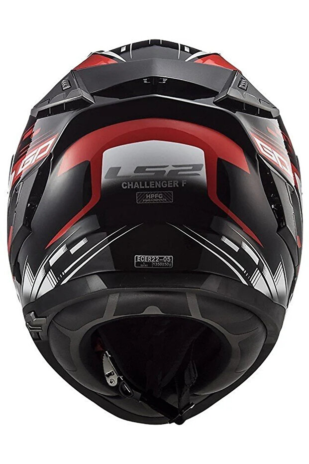 Challenger Gp Siyah - Kırmızı Kask - 3