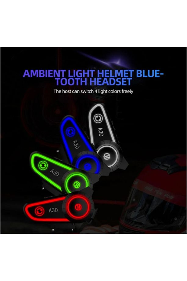 5.3 Bluetooth Su Geçirmez Motosiklet Kask Bluetooth Interkom Intercom Kulaklık Mikrofon - 2
