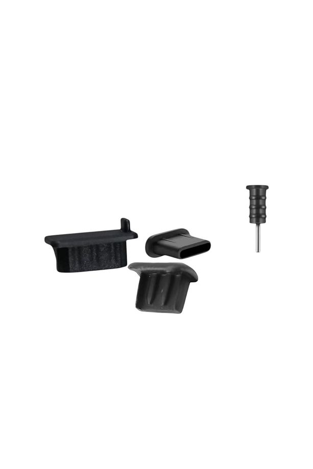Usb,type-c,aux,micro Tıpa Soket Koruyucu Set 4 Parça - 4
