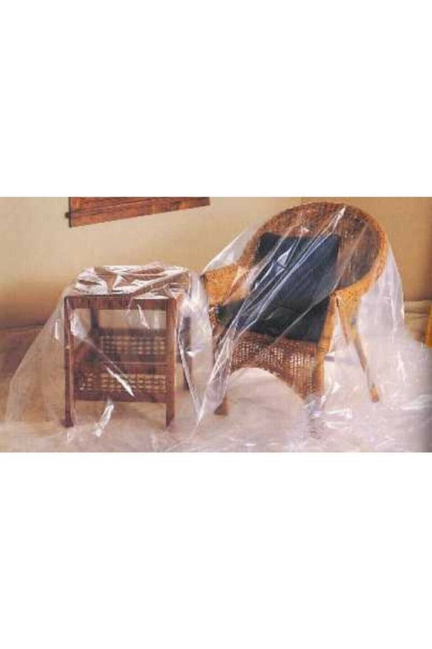 Hışır Örtü Boya Badana Koruma Koruyucu Naylon 50 M2 (4x12.5). - 3