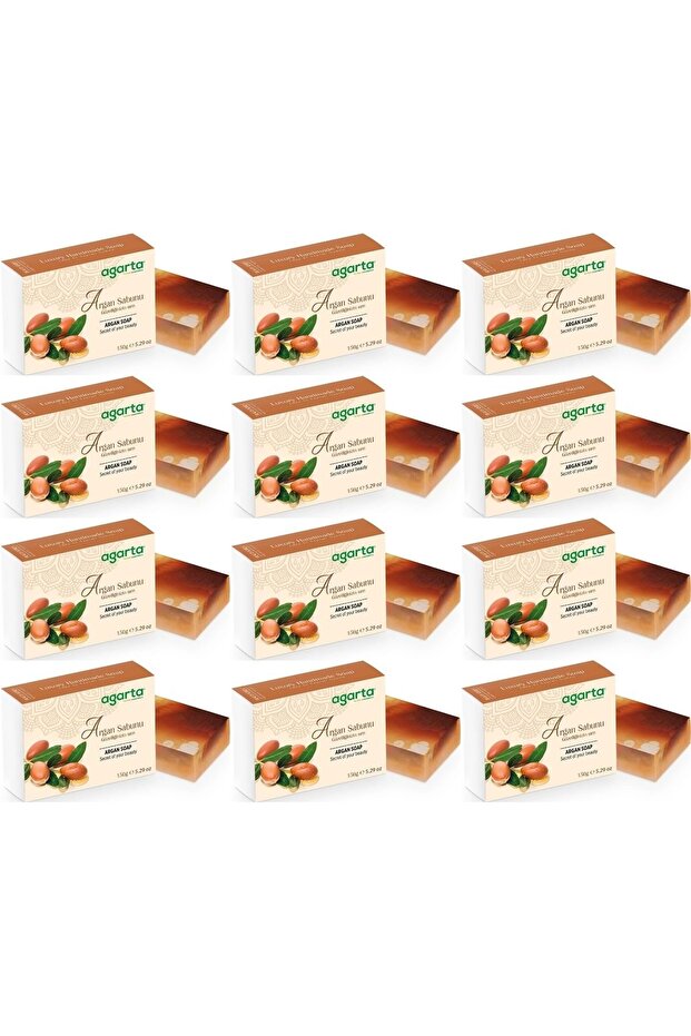 Handmade Natural Soap 150Gr Argan (Set of 12)