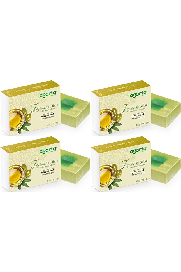 Handmade Natural Soap 150Gr Olive Oil (Set of 4)