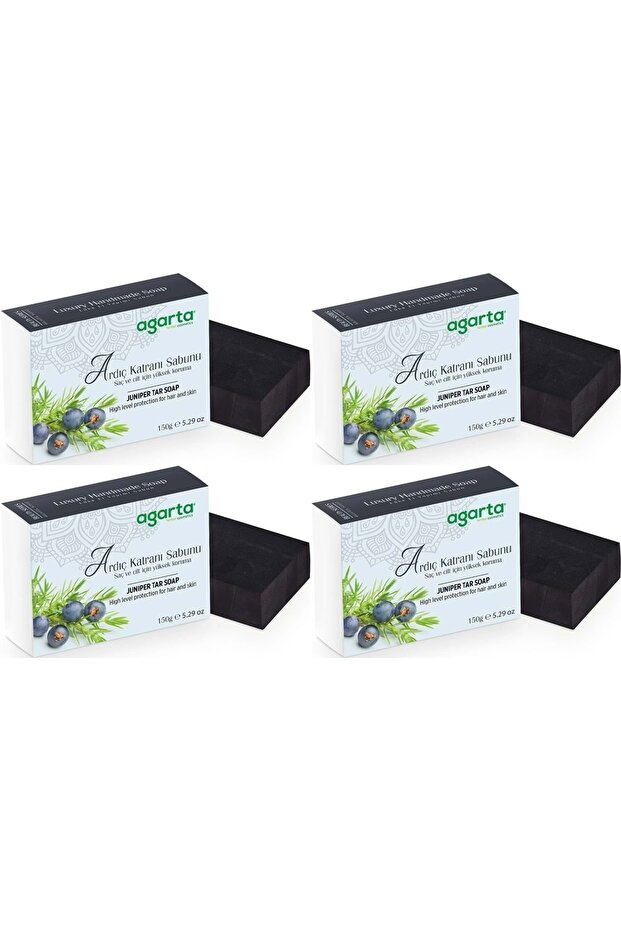 Handmade Natural Soap 150Gr Juniper Tar (Set of 4)