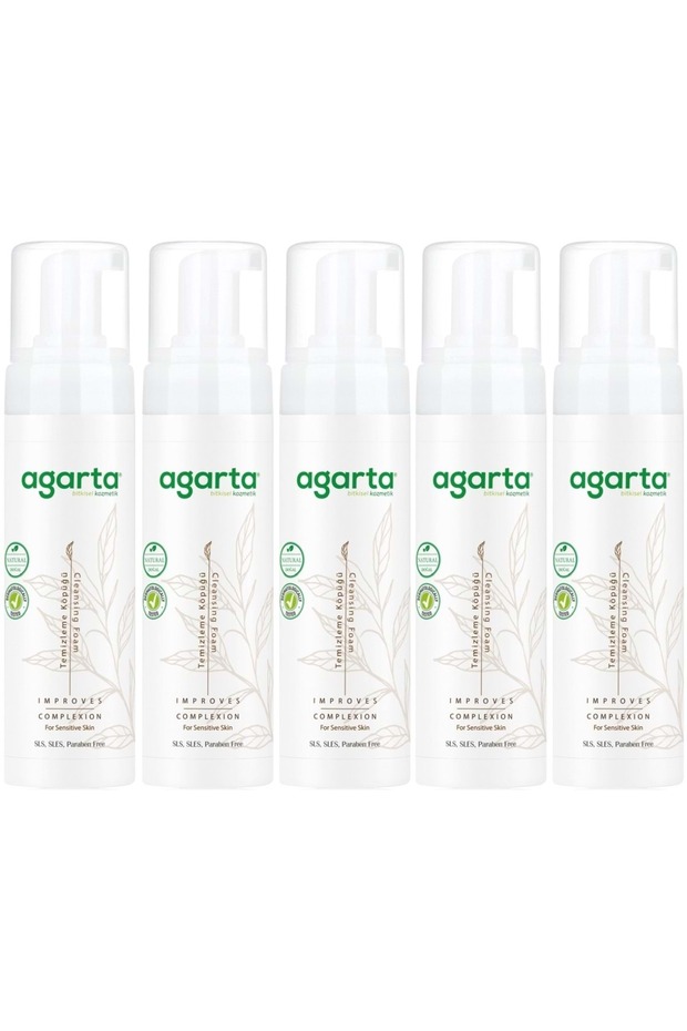 Natural Facial Cleansing Foam 225ml (Set of 5)