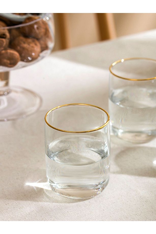 LCW HOME Renksiz Baskılı Cam Bardak Seti 3'lü 280 ml - 2