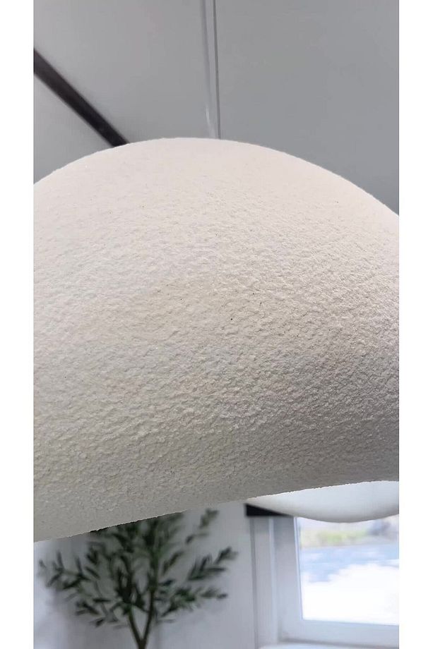 30 Cm Tekli Sarkıt Avize Rustik E27 Modern Avize Bohem Iskandinav Dokulu Beton Salon Avize - 2