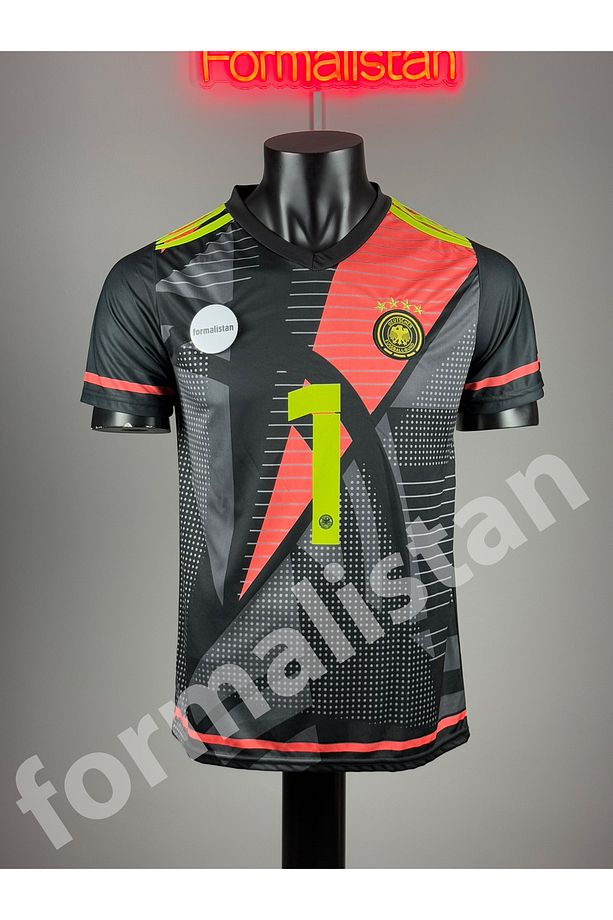 Almanya Neuer Yetişkin Kaleci Futbol Forması-siyah - 3