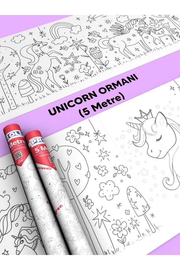 Unicorn Dev Boyama Kağıdı - 4