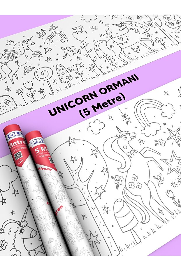 Unicorn Dev Boyama Kağıdı - 3