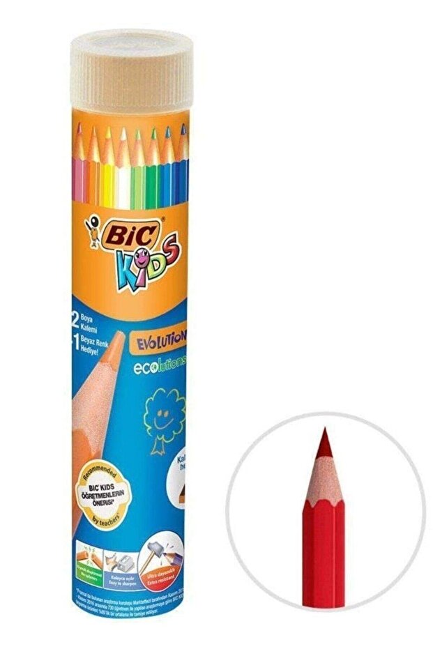 Kids Evolution Metal Tüpte Kuru Boya Kalemi 12 1 - 1