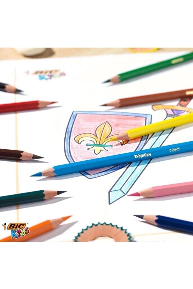 Kids Evolution Metal Tüpte Kuru Boya Kalemi 12 1 - 3