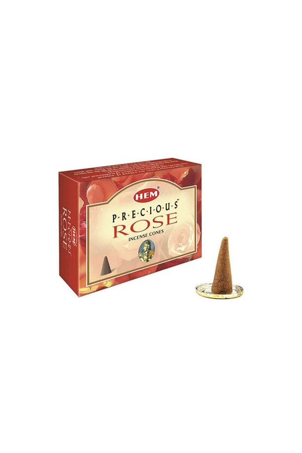 Precious Rose Cones 10 Adet Konik Tütsü Ve Konik Tütsü Yakma Kutusu - 1