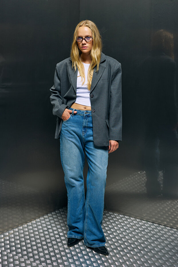 Oversize Blazer Jacket - 6