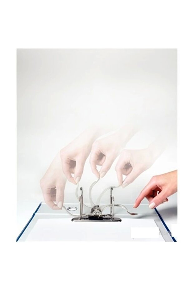 ملف واسع أبيض اللون 180 °   (3 قطع) - 4