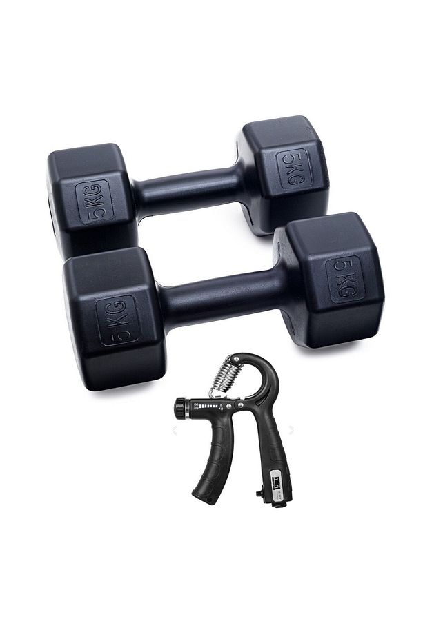 Ps Spor 10 Kg Dambıl ( 2 Adet 5 Kg Dambıl Sayaçlı Ayarlanabilir El Yayı Olarak Gönderim Yapılır ) - 1