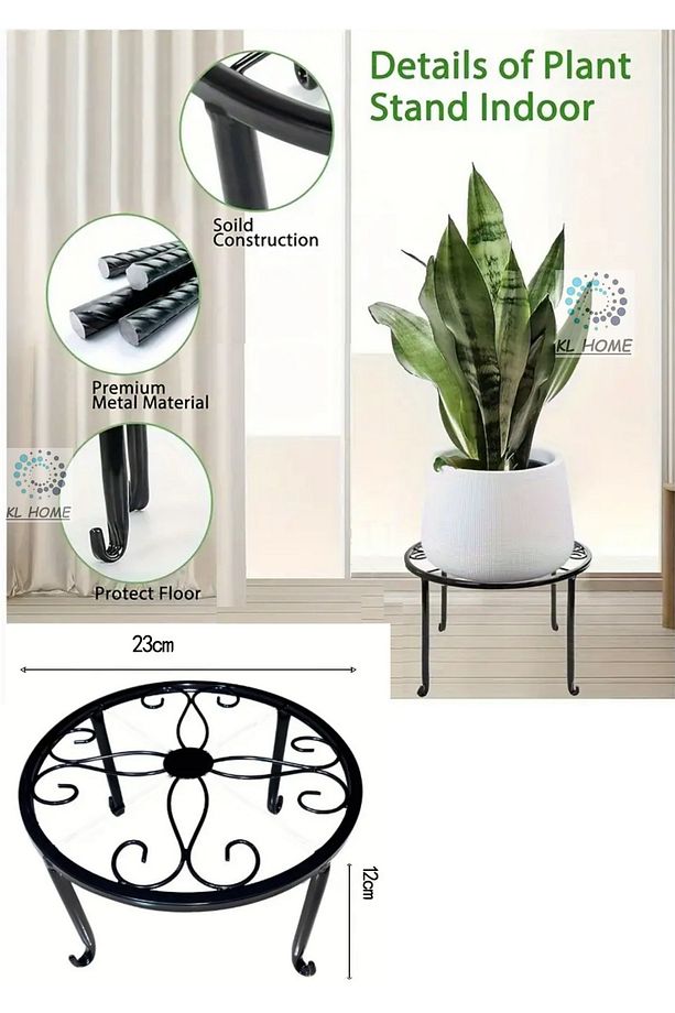 Mini Aşk Model- Demir Çiçek Bitki Saksı Salon Bahçe Balkon - Iç Ve Dış Mekan ( 1 Adet Fiyat) - 1