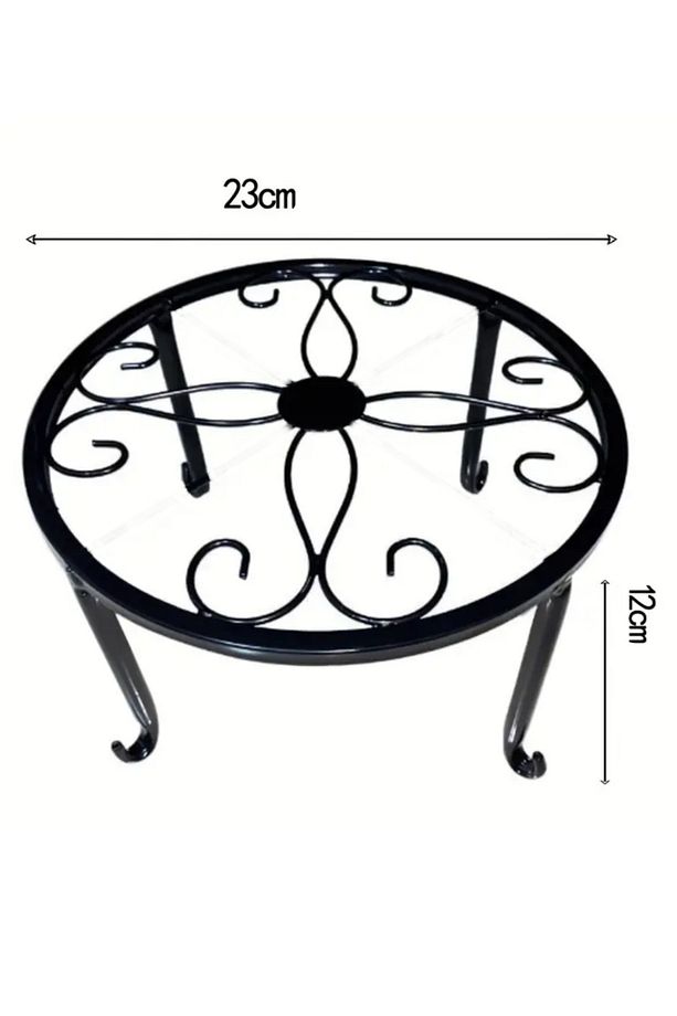 Mini Aşk Model- Demir Çiçek Bitki Saksı Salon Bahçe Balkon - Iç Ve Dış Mekan ( 1 Adet Fiyat) - 6