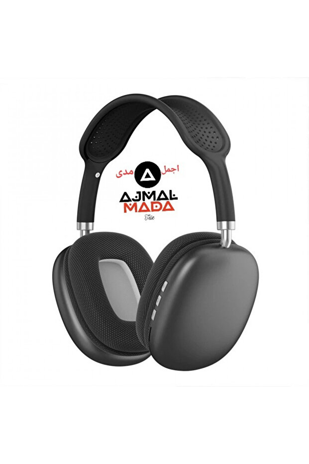 سماعة رأس لاسلكية P 9 باللون الأسود - 2