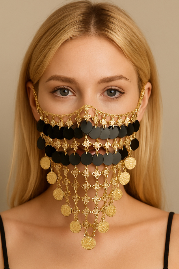 Oryantal Dansöz Peçe - 1