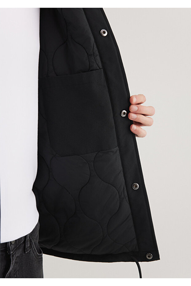 سترة بومبر سوداء0110327-900 - 7