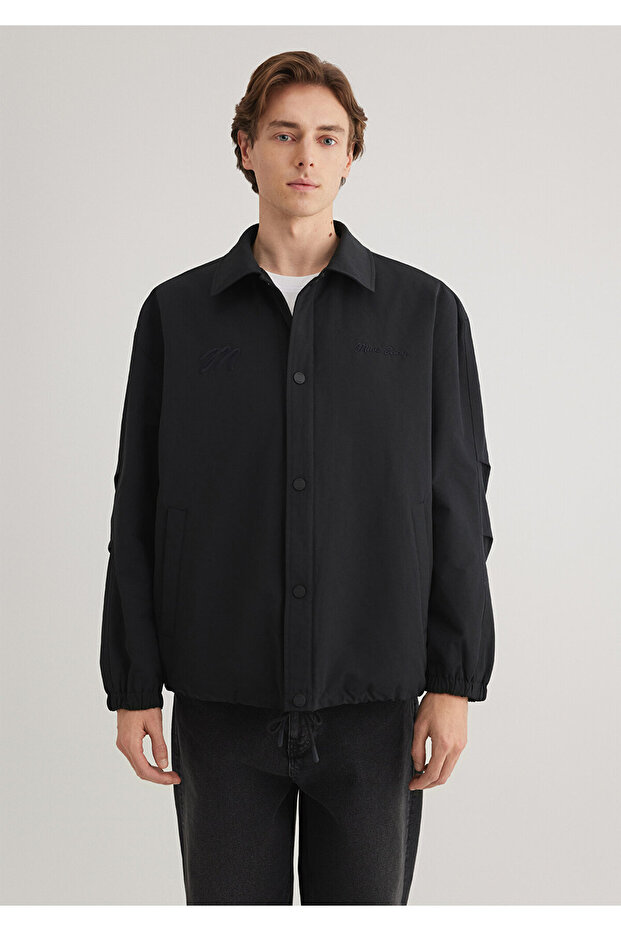 سترة بومبر سوداء0110327-900 - 4