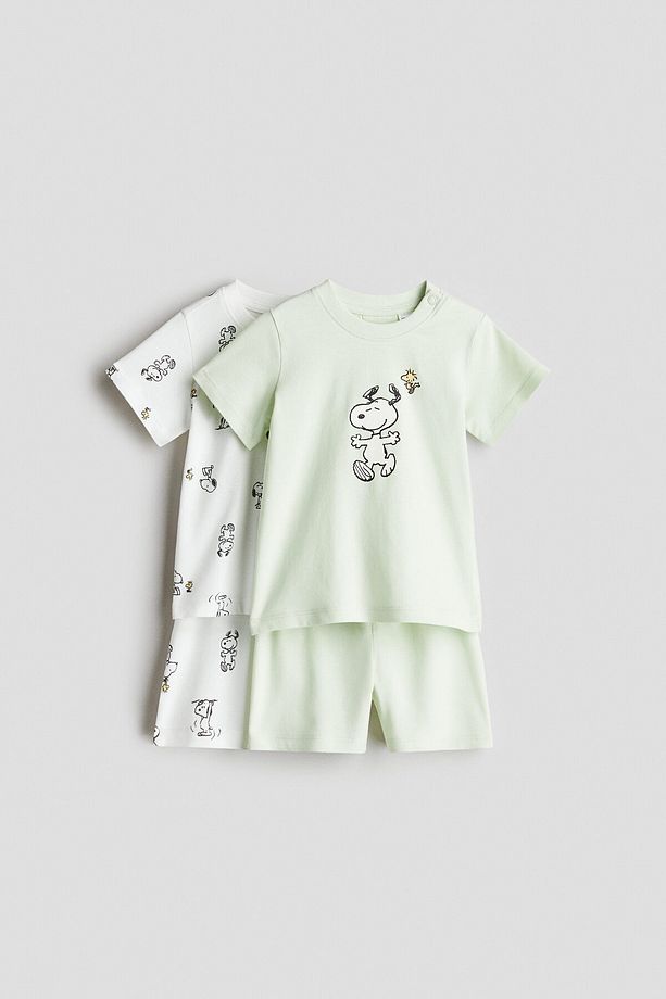 2'li Pamuklu Pijama Takımı - 1