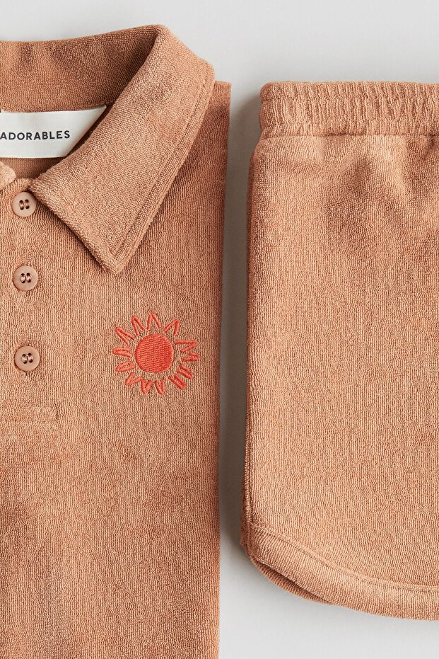 2 Parçalı Havlu Kumaş Set - 5