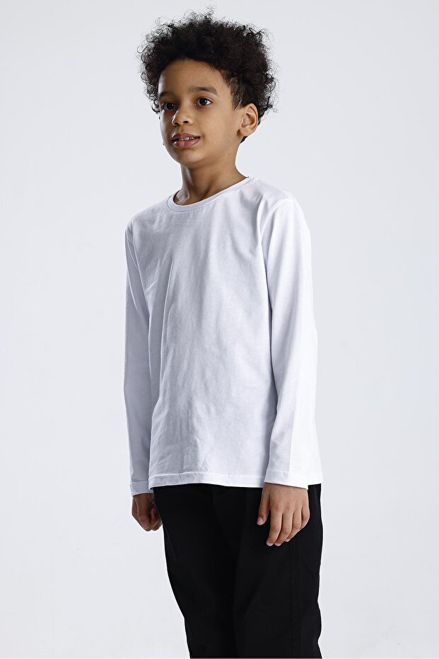 Basic Uzun Kol Tişört - 4