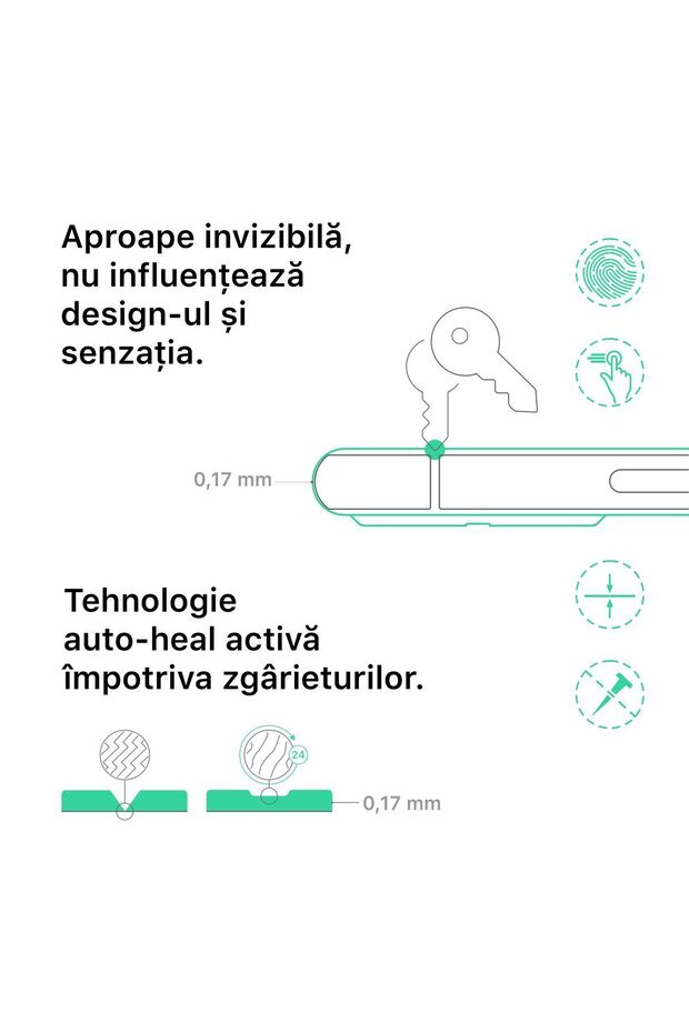 Renewable screen protector compatible with Apple iPhone 12 Pro - 3