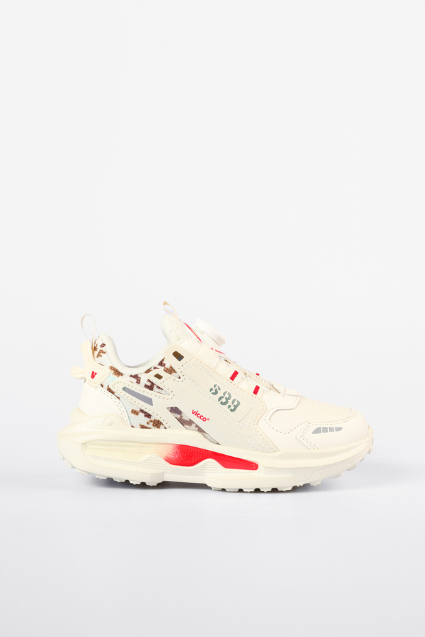 Code Hafif Unisex Okul Öncesi Bej Spor Ayakkabı - 4