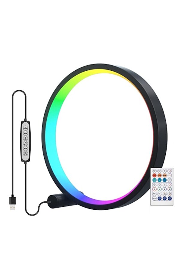 RGB LED Lamp with Multiple Modes and App/Remote Control - 1