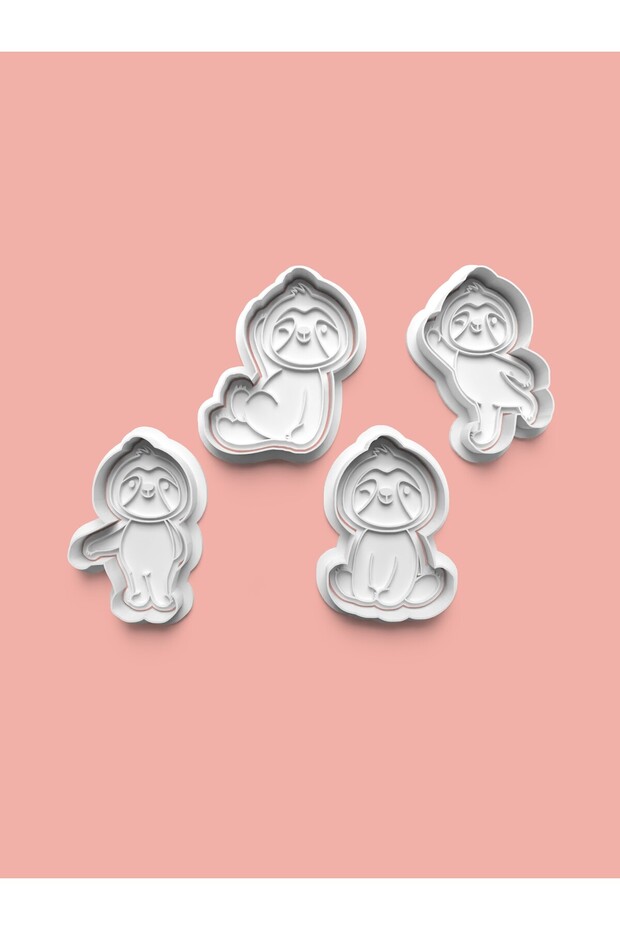 Lazy Animal Koala Cookie Mold and Sugar Dough Mold Set of 4