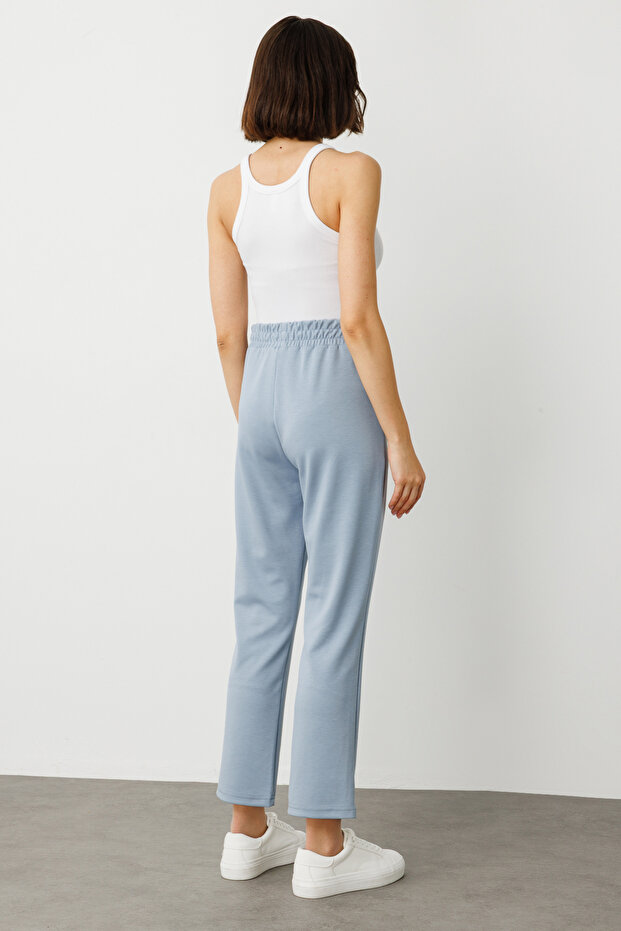 Önü Çimalı Beli Lastikli Eşofman - 5