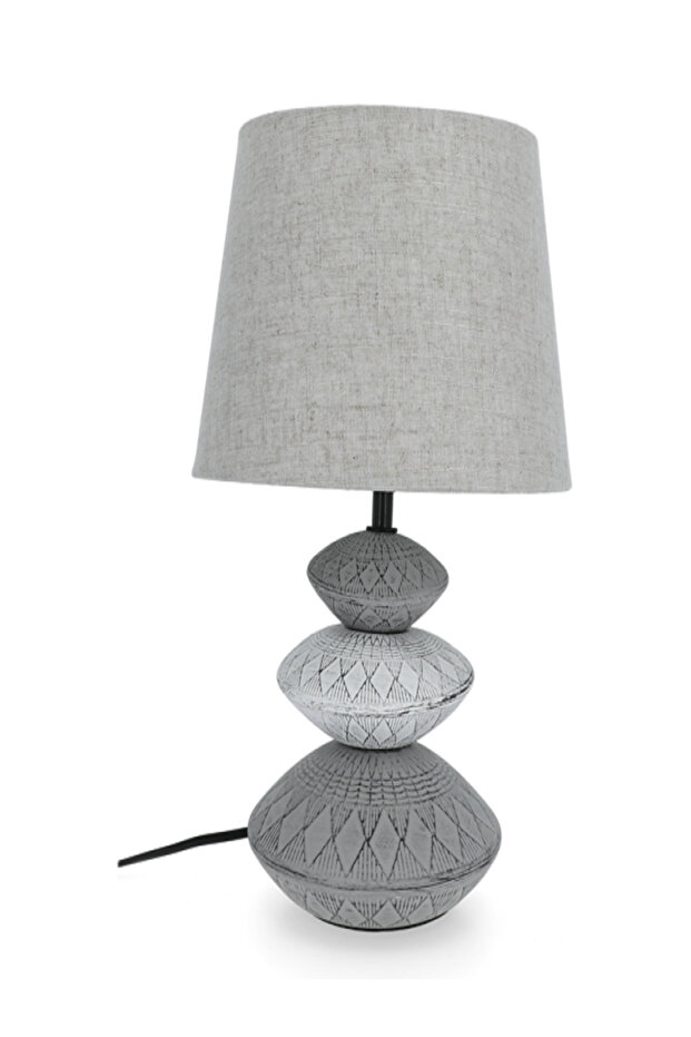 مصباح طاولة سيراميكي أنيق ومزخرف مقاوم للخدش بقوة 60 وات E27 - 1